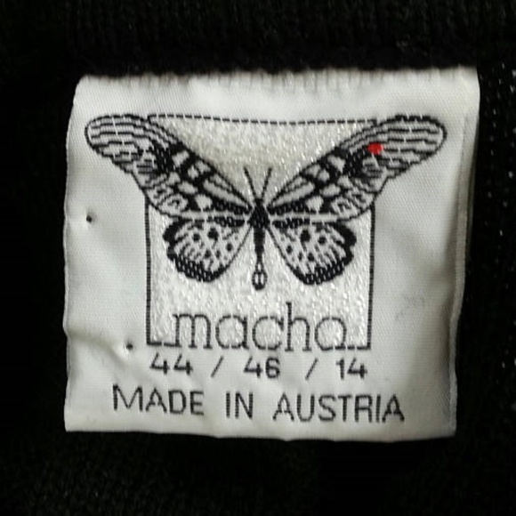 Vintage 80s black sweater dress Made in Austria - Picture 5 of 6